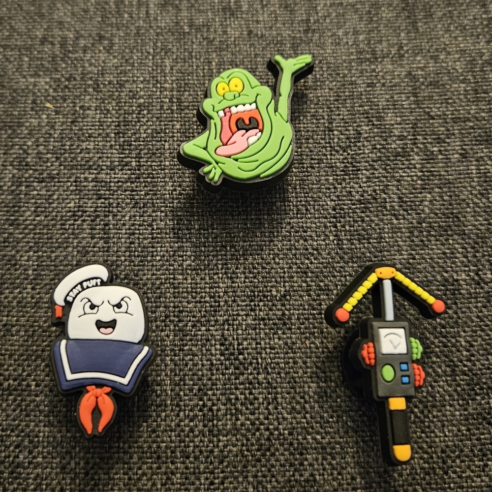 Lot of 9 Ghostbusters Shoe Charms